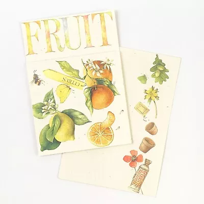 Marjolein Bastin FRUIT 25.5  Foldout Blank Card Envelope ©️1994 Hallmark *MINT* • $12.50