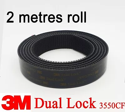 3M DUAL LOCK Reclosable Fastener Tape SELF ADHESIVE HOOK LOOP 2 Meters Roll • $38.90