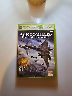 Ace Combat 6: Fires Of Liberation (Microsoft Xbox 360 2007) Complete TESTED CIB • $15.99