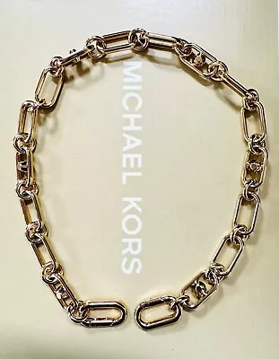 18” Michael Kors Gold Chain Handbag Shoulder Strap Clutch Handle Strap • $39.94