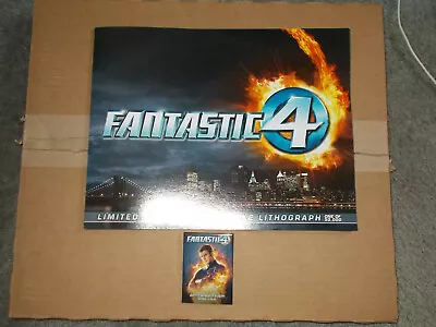 Marvel Fantastic 4 Lithograph Plus Human Torch Button • $15