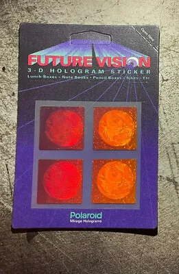 VTG Future Vision Polaroid 3-D 90's Mirage Holograms - PLANET EARTH - • $10