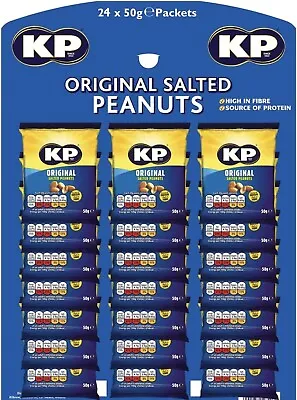 Kp Nuts Salted Peanuts 21 X 50g Packs On Pub Card Carded  • £22.99