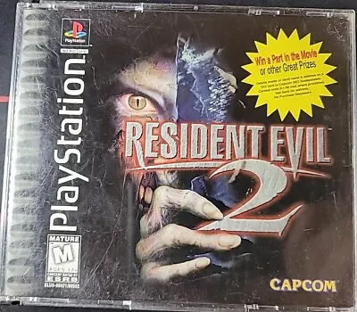 Resident Evil 2: Dual Shock Edition (Sony PlayStation 1 1998) CIB W/ Reg Card • $65