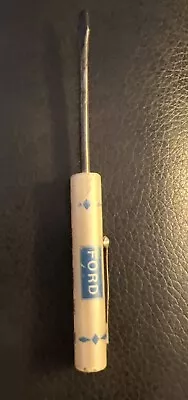 VINTAGE 1950's FORD SCREWDRIVER EDGELEY NORTH DAKOTA • $4.95