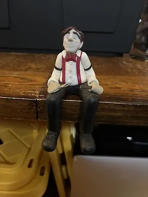 D Manning Limited Edition Clay Shelf Sitter “ The Barber “ • $18.95