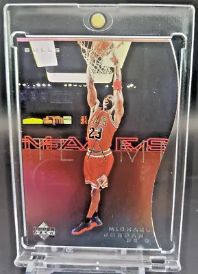 Michael Jordan 1997 Upper Deck UD3 Teammates Die-Cut Card #T7 With CASE Bulls • $39.99