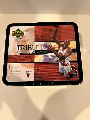 MICHAEL JORDAN 1998 99 Upper Deck Tribute Jordan Lunch Box (Empty) • $14.99