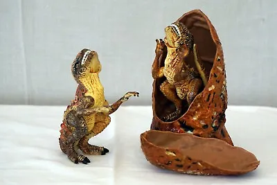 1998 Godzilla Baby Hatchling Figures X2 With Egg - Trendmasters Toho • $50