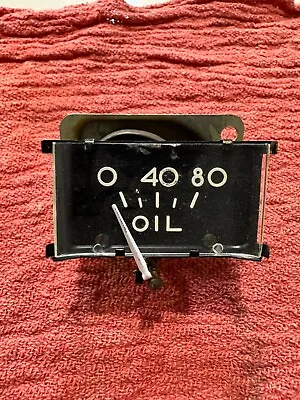 NOS 46 47 48 Dodge Oil Pressure Gauge 1946 1947 1948 Mopar DeSoto 1154275 • $27