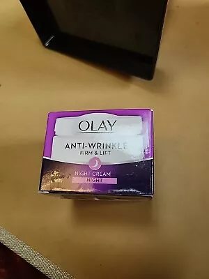 £4.99 • Buy Olay Anti-Wrinkle Firm And Lift Anti-Ageing Moisturiser Night Cream - 50ml New