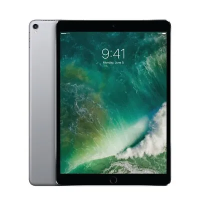 Grade A Apple IPad Pro 10.5” 64GB WiFi + Cellular A1709 (2017) Grey I White Spot • $199