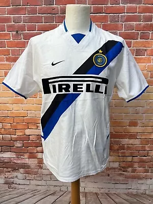 Inter Milan 2002/03 Away Nike Mens Small Football Shirt Vintage Original • £65
