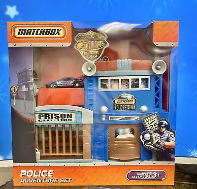 Match Box Adventure Sets~CAR WASH~POLICE STATION~GARAGE~You Choose W/Car • $27.99