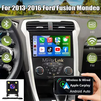 Carplay Car Stereo For Ford Fusion Mondeo 2013-2016 Android 13.0 GPS Navi Radio • $146.80