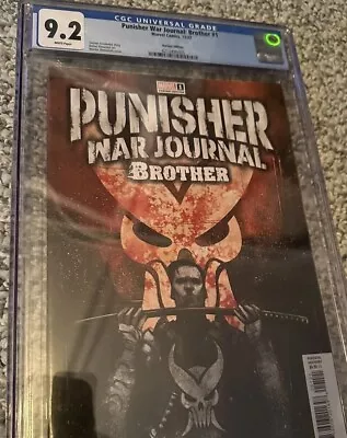 Punisher War Journal Brother #1 Martin Simmons Variant Edition 2022 CGC 9.2 • £23.30