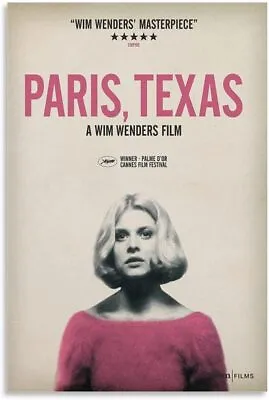 Movie Poster Paris Texas Movie Poster Wall Decor Poster Canvas Painting Posters • $62