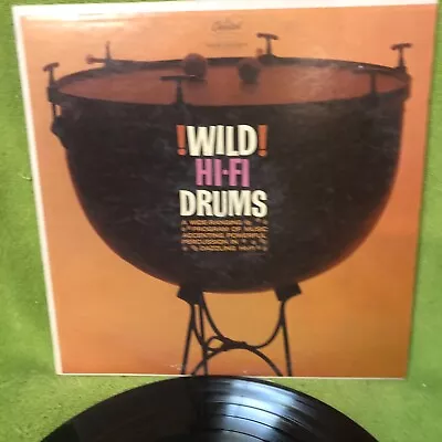 $3.99 • Buy Wild Stereo Drums VINYL RECORD LP Pepe Dominguin / Les Baxter / Dickie Harrell +