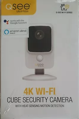 New Q-SEE 4K UHD Smart Home Wi-Fi(R) Cube Camera  Free Ship MSRP QCW4K1MCW • $30