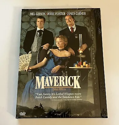 Maverick 1994 (DVD 1997 Original Snap Case) Mel Gibson Brand New Sealed • $9