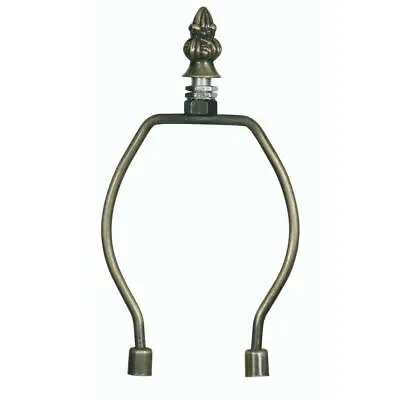 £9.98 • Buy Tiffany Style Lampshade Harp Antique Brass Shade Carrier Gimble Holder 4 Sizes