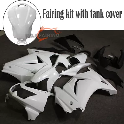 Fairing Kit W/ Tank Cover ABS Fit For KAWASAKI NINJA 250R 2008-2012 Unpainted • $188.98