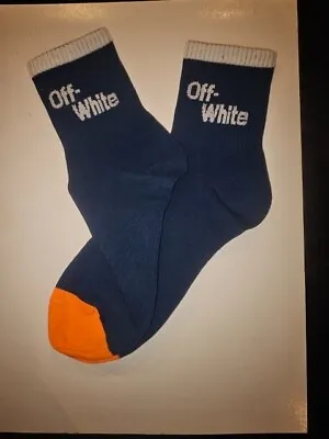 OFF-WHITE C/o VIRGIL ABLOH Crew Socks One Size FREE SHIPPING • $21.85