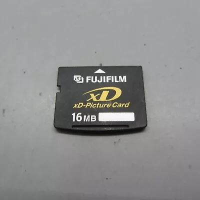 XD Picture Memory Card 16MB Fujifilm Type S • £14.99