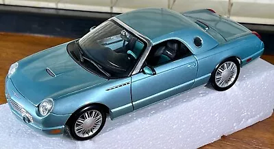 Diecast 1/18 Loose Maisto Special Edition 2002 Ford Thunderbird Light Blue 31620 • $12.99