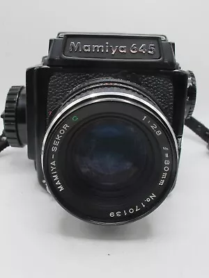 Mamiya M645 Medium Format Camera Kit W/80mm Lens + Strap Not Tested • $31