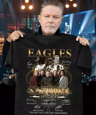 The Eagles Band 53rd Anniversary 1971 2024 Thank You For The Memories Shirt • $18.99