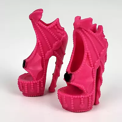 Monster High - Draculaura - Frights Camera Action! - Pair Pink Heels Shoes Only • $13.99