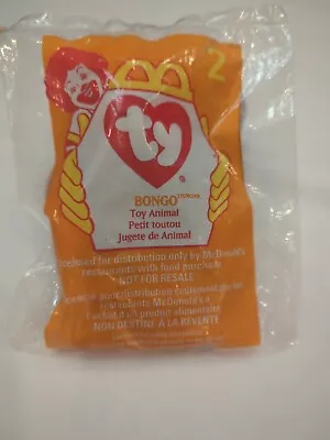 TY Teenie Beanie Baby 1998 McDonalds Happy Meal Toy #2 Bongo The Monkey Sealed • $1.99