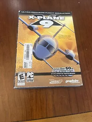 X-Plane 9 Flight Simulator For PC Game Graphsim 6 Discs In Case W/ Manual • $11.60