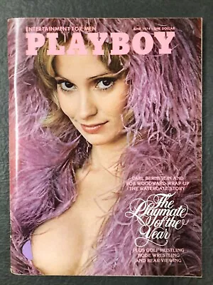 Playboy Magazine June 1974 Centerfold Intact Vargas Girl PMOY Free Shipping • $19.95