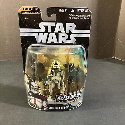 Clone Commander Green Star Wars Episode Iii Greatest Battles 1:18 Figure Hasbro • $17.95