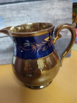 Victorian Copper Lustre Milk Jug • £0.99