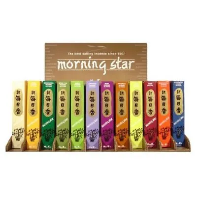 Japanese Nippon Kodo Morning Star Incense 200 Sticks With Incense Holder Stand • $11.95