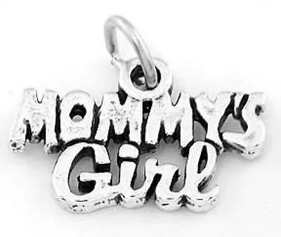 Silver Mommy's Girl Charm/pendant • $10.99