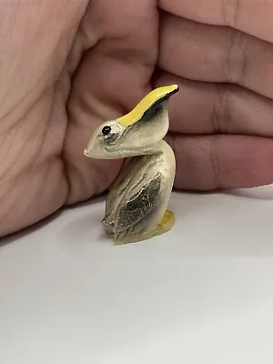 Retired Vintage Hagen Renaker Pelican Bird Miniature Figurine Trinket • $24