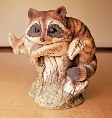 Raccoon Figurine Vintage Enesco E9025 Made In Mexico • $10.50