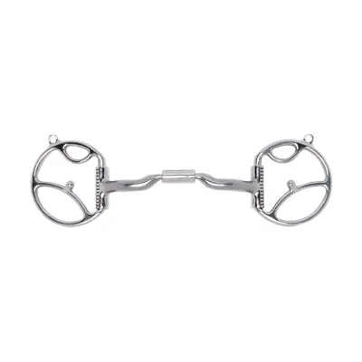 Myler Western Dee With Hooks And Low Port Comfort Snaffle Bit MB 04 - 5  • $151.95