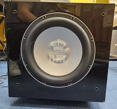 PARTS - REL S/812 Powered Subwoofer Black AS-IS - DAMAGED • $1855.59