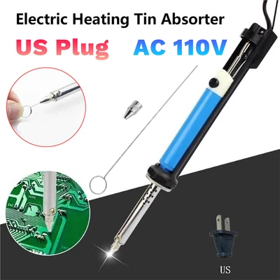 $13.75 • Buy Electric Vacuum Solder Sucker Drill Rod Tool Desoldering Suction Pump Iron Gun .