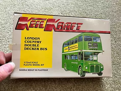 Vintage Keil Kraft K325. London Country Double Decker Bus. 1/72. Sealed Kit. • £10
