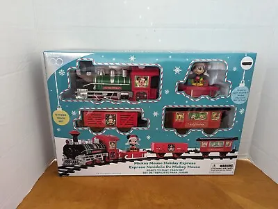 Disney MICKEY MOUSE  Holiday Christmas EXPRESS Train Set 12 Piece Set NEW IN BOX • $34.99