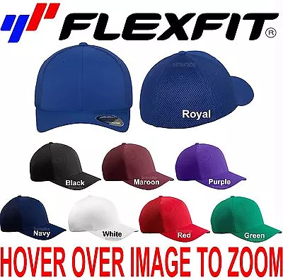 $8.95 • Buy Flexfit Hat Ultra Fiber Baseball Cap Air Mesh Sides Fitted Trucker S/M L/XL 6533