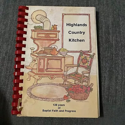 Highlands Country Kitchen Cookbook 1st Baptist Church Dallas County 1984 • £11.46