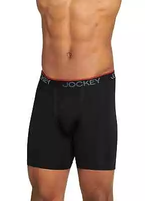 Jockey Men's Chafe Proof Pouch Microfiber 6  Boxer Brief • $4.99