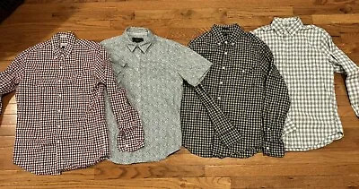 Lot Of 4 Button Up Down Casual Dress Shirts Small - J Crew And Century 21 • $19.99